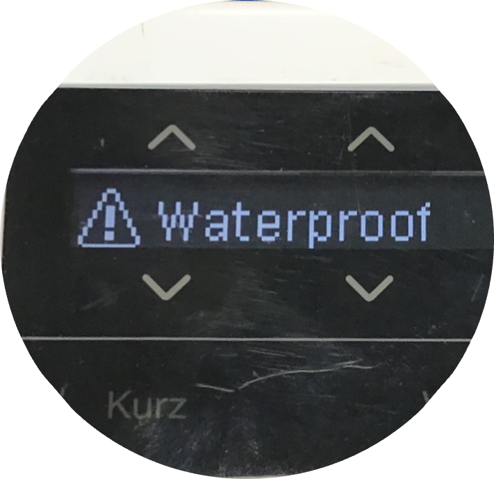 Miele Waschmaschine Waterproof/ F138